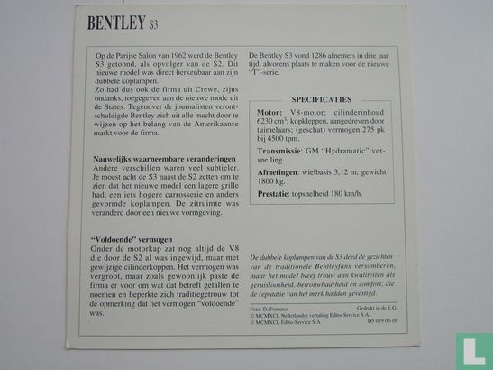 Bentley S3 - Afbeelding 2