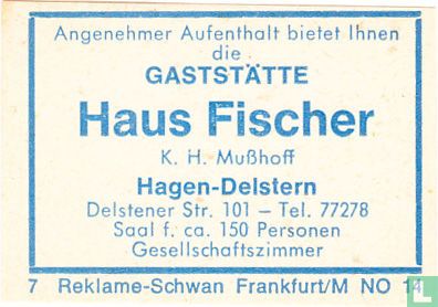 Gaststätte Haus Fischer - K.H. Musshoff