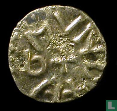 Anglo Saxon - Kingdom of Northumbria (Archbishop Wigmund)  1 styca  837-854 CE - Afbeelding 1