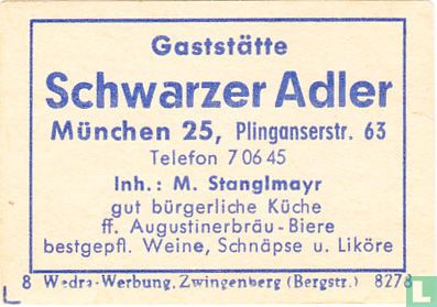 Schwarzer Adler - M. Stanglmayr