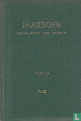 Jaarboek Centraal Bureau voor Genealogie 1980 - Image 1