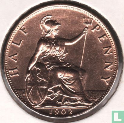 Royaume-Uni ½ penny 1902 - Image 1
