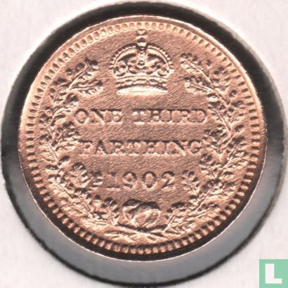 Royaume-Uni 1/3 farthing 1902 - Image 1