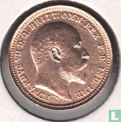Royaume-Uni 1/3 farthing 1902 - Image 2
