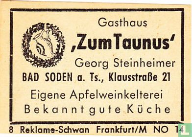 'Zum Taunus' - Georg Steinheimer