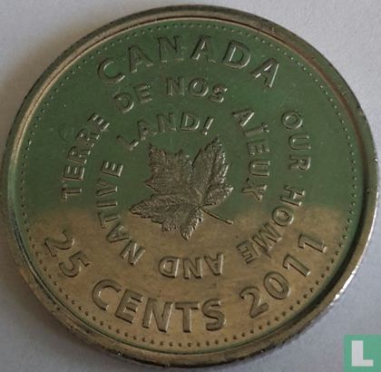 Canada 25 cents 2011 "Oh Canada" - Afbeelding 1
