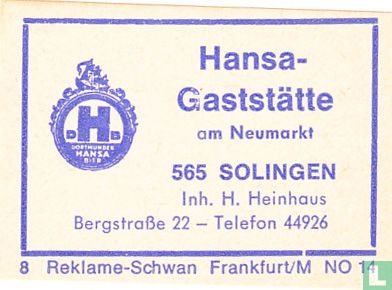 Hansa Gaststätte - H. Heinhaus