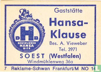Hansa-Klause - A. Vieweber