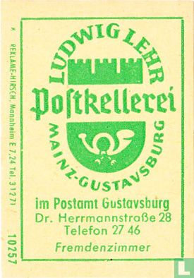 Postkellerei - Ludwig Lehr