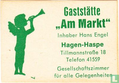 Gaststätte "Am Markt" - Hans Engel