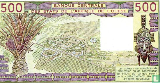 West Afr Stat. 500 Francs T - Image 2