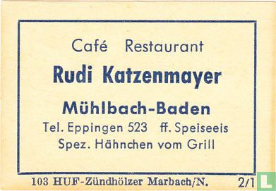 Café Restaurant Rudi Katzenmayer