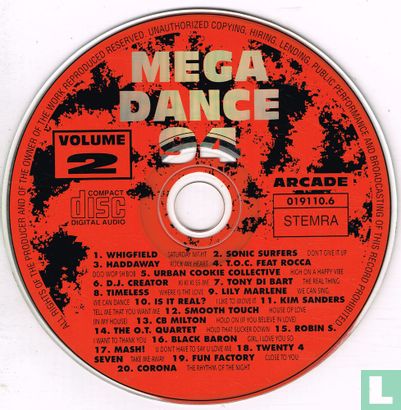 Mega Dance '94 - Volume 2 - Afbeelding 3