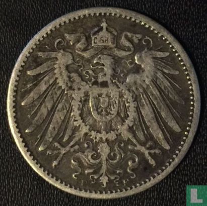 Duitse Rijk 1 mark 1896 (F) - Afbeelding 2