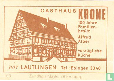 Gasthaus Krone - Alfred Alber