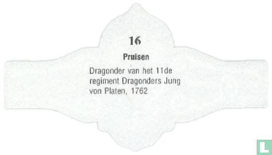 Pruisen Dragonder van het 11de regiment Dragonders Jung von Platen, 1762 - Afbeelding 2