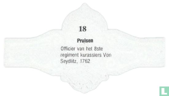 Pruisen Officier van het 8ste regiment kurassiers Von Seydlitz, 1762 - Afbeelding 2