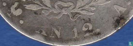 France 5 francs AN 12 (A - BONAPARTE PREMIER CONSUL) - Image 3