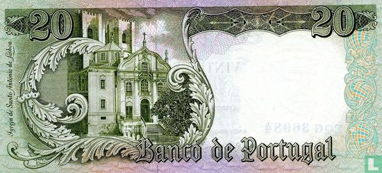 Portugal 20 Escudos - Bild 2