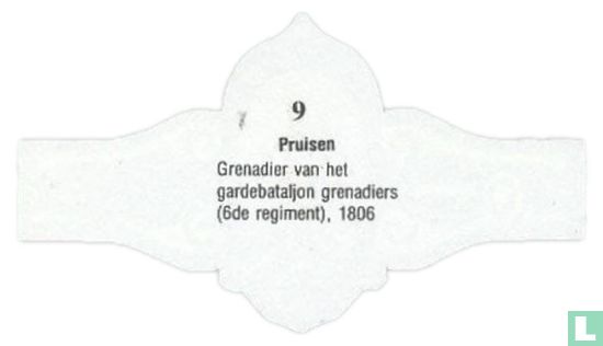 Grenadier prussienne de la Garde Bataillon Grenadier (6e régiment) 1806 - Image 2