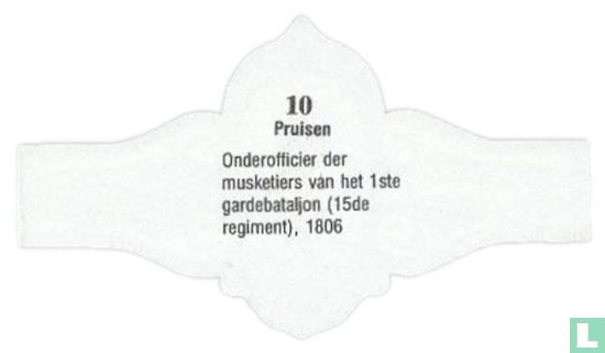 Prusse sous-officier des Mousquetaires du 1er bataillon de la garde (15e Régiment), 1806 - Image 2