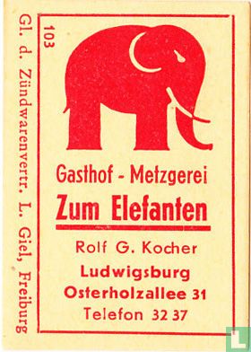 Zum Elefanten - Rolf G. Kocher