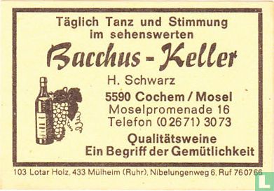 Bacchus-Keller - H. Schwarz
