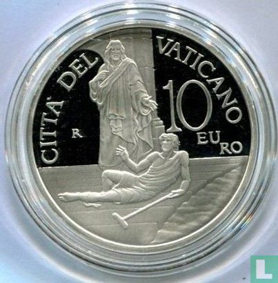 Vaticaan 10 euro 2012 (PROOF) "20th World Day of the Sick" - Afbeelding 2