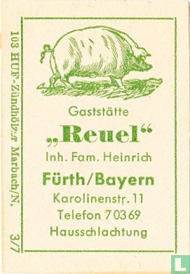 Gaststätte "Reuel" - Fam. Heinrich