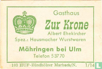 Gasthaus Zur Krone - Albert Ehekircher