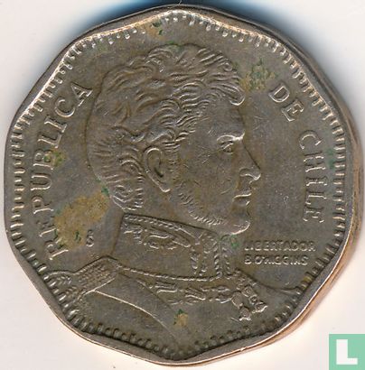 Chile 50 pesos 2011 - Image 2