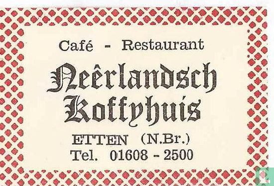 Cafe Restaurant Neerlandsch Koffyhuis