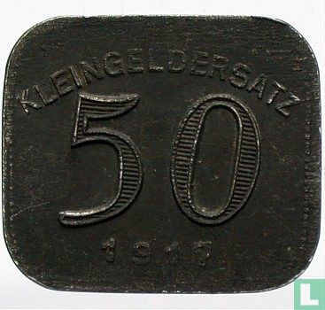 Ludwigsburg 50 pfennig 1917 (iron) - Image 1