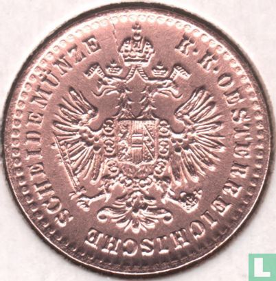 Austria 5/10 kreuzer 1881 - Image 2