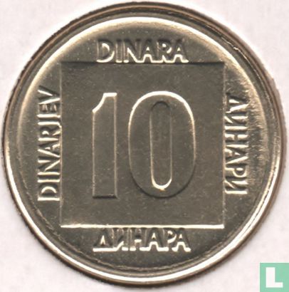 Yugoslavia 10 dinara 1989 - Image 2