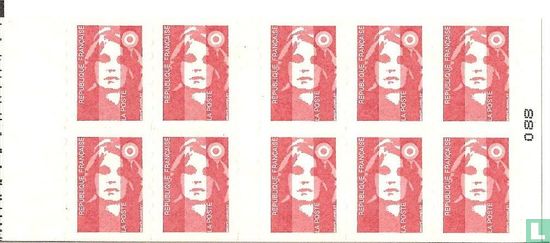 Carnet Marianne Try stamped envelope - Image 2