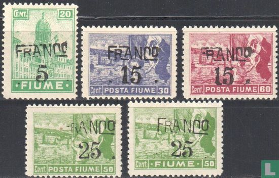 Overprints on old stamps