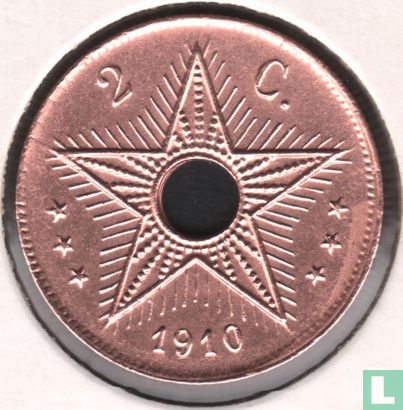 Belgisch-Congo 2 centimes 1910 - Afbeelding 1