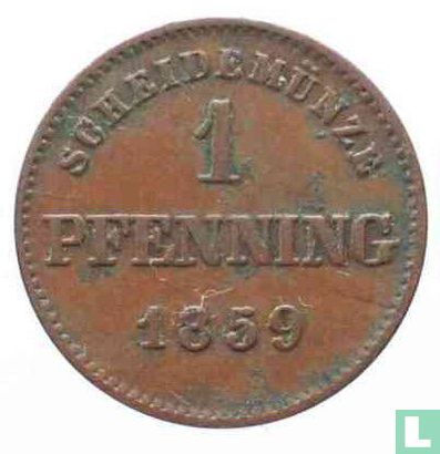 Bavaria 1 pfenning 1859 - Image 1