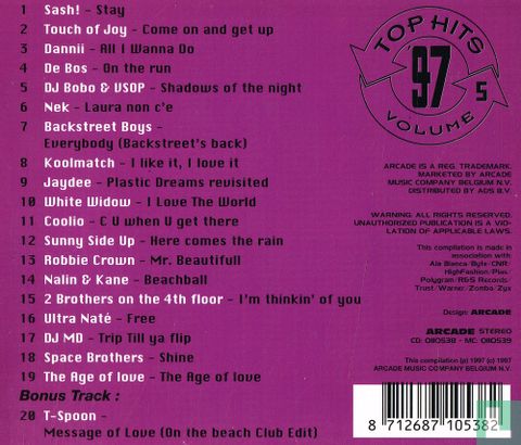 Top Hits '97 # 5 - Afbeelding 2