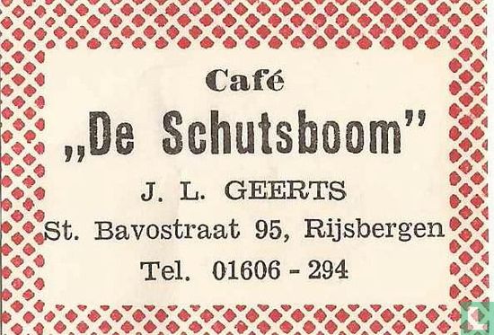 Café "De Schutsboom"