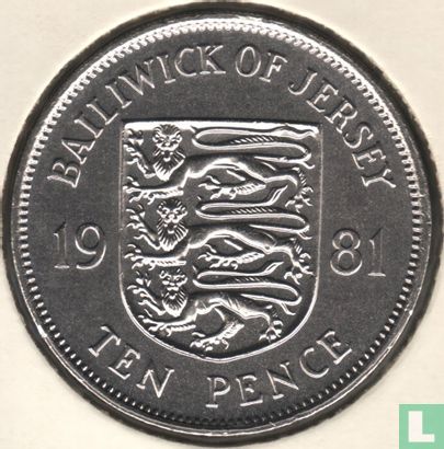 Jersey 10 Pence 1981 - Bild 1