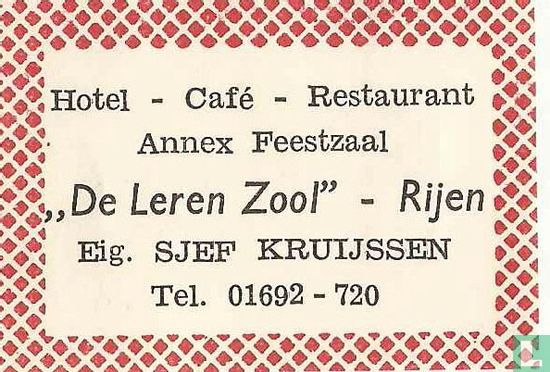 Hotel-Café-Restaurant "De Leeren Zool" 