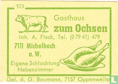 Gasthaus zim Ochsen - A. Fleck