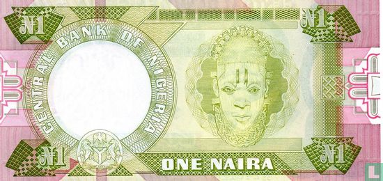 Nigeria 1 Naira ND (1984-) - Afbeelding 2