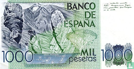 Spain 1000 Pesetas - Image 2