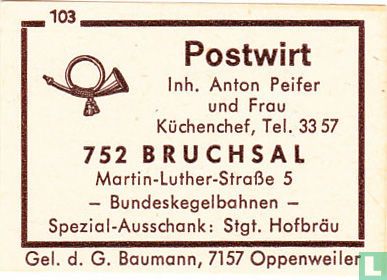 Postwirt - Anton Peifer