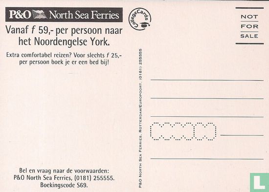 A001040 - P&O North Sea Ferries "Samen naar York?" - Afbeelding 2