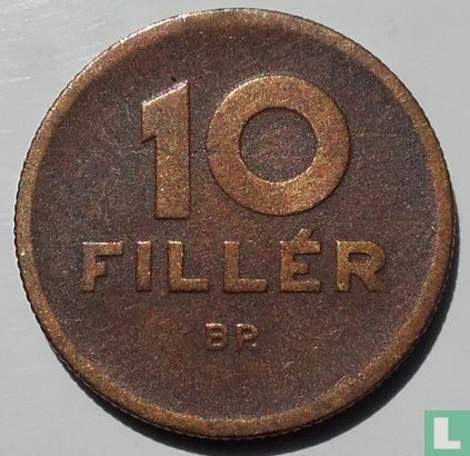 Ungarn 10 Fillér 1950 (Aluminium-Bronze) - Bild 2