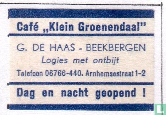 Cafe  Klein Groenendaal - Image 1